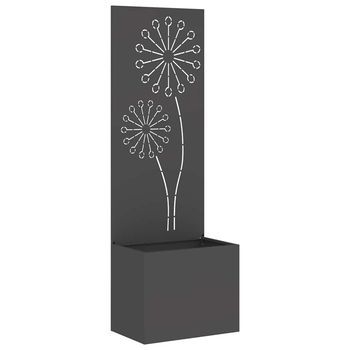Pantalla De Privacidad Para Jardín Negro 50 X 32 X 150 Cm Vidaxl
