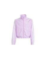 chaqueta de fitness adidas essentials 3 bandas nina lila