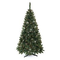 arbol de navidad pino 180 cm cristal dorado