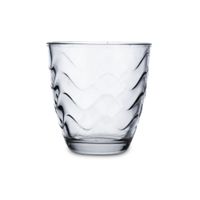 juego de 6 vasos bajos vidrio 26 cl