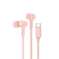 auriculares belkin soundform con cable usb-c uso diario microfono y proteccion ipx5 rosa