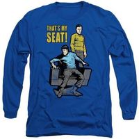 star trek camiseta manga larga my seat para mujer