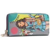 nikky by nicole lee cartera billetera con doble cremallera v2 nikky goes shopping para mujer