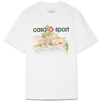 casablanca camiseta t-shirt poolside white para hombre