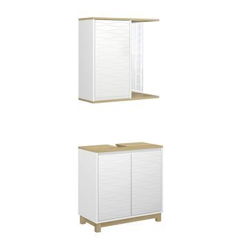 Conjunto De Muebles De Baño Livia 2 Partes Vicco