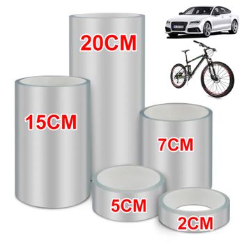 Cinta adhesiva transparente para bicicleta, Protector de cuadro de bicicleta de 3M, 5M y 10M, película Invisible resistente a los arañazos, decoración de conducción