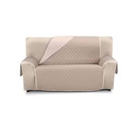 cubre sofa acolchado reversible 2 plazas donegal collections nina lino  cuero