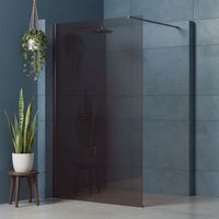 pared de la ducha rea flexi brown titanium 110