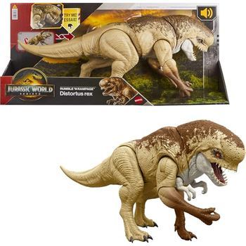 Jurassic World: El Renacer Rumble 'n Rampage Figura De Acción De Dinosaurio - Mattel