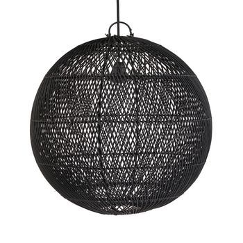 Lámpara Colgante Ratán Bazar Bizar Bubble 50x50 Cm - Negro