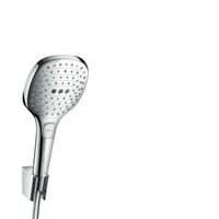 set de soporte de ducha hansgrohe raindance select e 120 3jet con flexo de ducha 125 cm cromo 26700000