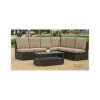 mesa centro para terraza jardin resistente y elegante