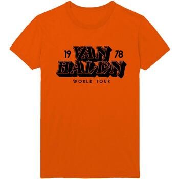 Van Halen Camiseta manga larga World Tour '78 para mujer