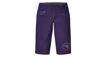 Pantalon corto endura singletrack ii violet  mujer