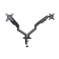 nilox soporte de brazo articulo de 2 monitores de 15 a 32 max 9kg vesa 100x10075x75 negro