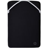 hp funda protectora reversible para portatiles hasta 14 delgado sin cremallera lavable negroplata