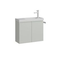 mueble para lavabo  - 60 x 22 x 50 cm - mate cashmere