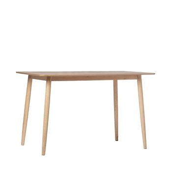Mesa Fija Mdf, Chapa De Fresno Klast Home Nórdico 120 X 75 Cm - Natural