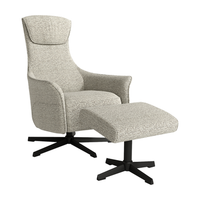 sillon giratorio relax kiara - sillon ergonomico y confort para el hogar - jaspe
