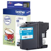 brother lc22uc cyan original ink cartridge