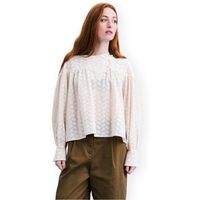 frnch blusa top takis - creme para mujer