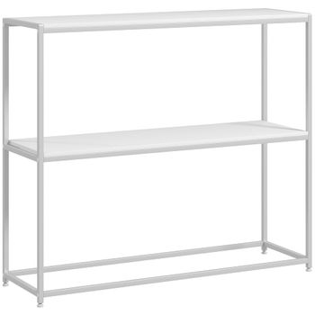 Mesa consola 100x30x87 cm blanco