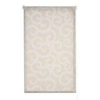 estoralis - estor enrollable translucido  visillo  120 x 255 cm anchoalto tamano tela 117 x 250 cm  ornella beige