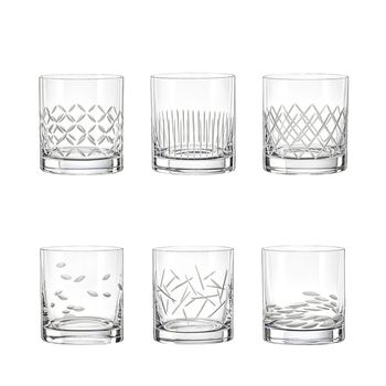 Vasos de whisky 280 ml minsk - lote de 6