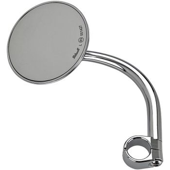 Extremo de barra de espejo retrovisor Biltwell Redondo 22mm largo cromado
