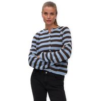 aware chaqueta de punto casaco annalise - espressolight blue para mujer