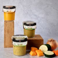 pack 3 cremas calabaza 400 g  calabacin 400 g huerta 400 g