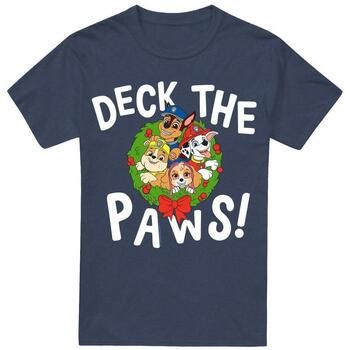 Dessins Animés Camiseta Deck The Paws para hombre