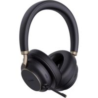 auriculares yealink bh76 plus con cable usb-ac para oficina cancelacion de ruido microfono y control para microsoft teams color negro