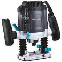 fresadora electrica de cable multishape 900 inmersion 1200w incluye 5 fresas compatible con fresas grandes y pequenas cecotec