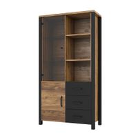 vajillero 2 puertas 3 cajones tableros de aglomerado laminados madera
