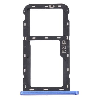 Bandeja de tarjeta SIM para ZTE Blade A52, bandeja de tarjeta SIM, soporte de tarjeta Micro SD, cajón de teléfono, pieza de repuesto