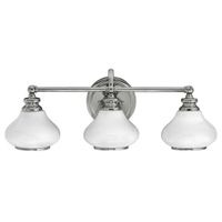 aplique de pared para banos ainsley 3 luces