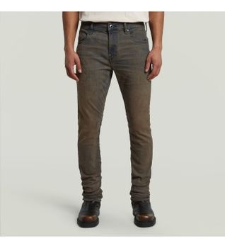 G-Star para hombre. D20071-D842-H556 Jeans Revend FWD Skinny gris (32/32), Casual, Denim, Sostenible, Algodón Reciclado