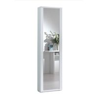columna multiusos blanco efecto madera h 182cm