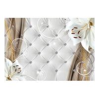 papel pintado 3d - morning lilies 250x175 cm