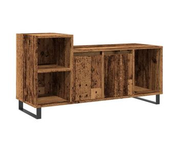 Mueble para tv madera ingeniería madera envejecida 100x35x55 cm