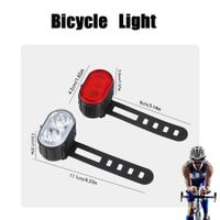 luces recargables por usb para bicicleta lampara de advertencia de seguridad para bicicleta linterna impermeable para ciclismo al aire libre para bicicletas de montana y de carretera
