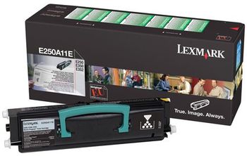 Lexmark E250A11E toner negro (original)