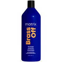 matrix total results brass off brunette blue shampoo for lightened brunette hair1000ml
