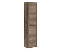 pack de muebles de bano en color roble nordik formado por mueble de bano espejo y lavabo ceramico tamano de la columna opcional