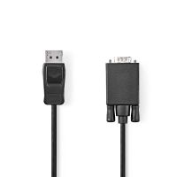 adaptador de cable nedis displayport a vga de 2 m