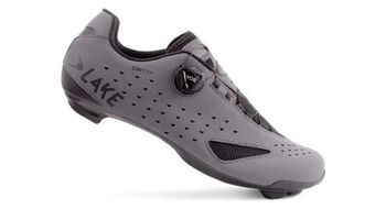 Zapatillas de carretera lake cx177 gris negro   estandar