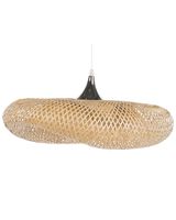 lampara colgante  bambu marron claro