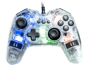 Mando - Nacon PCGC-100RGB, Para PC, Con cable, Vibración, Multicolor