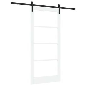 Puerta Corredera Orkdal Y Negro 93 X 202 Cm Vidaxl